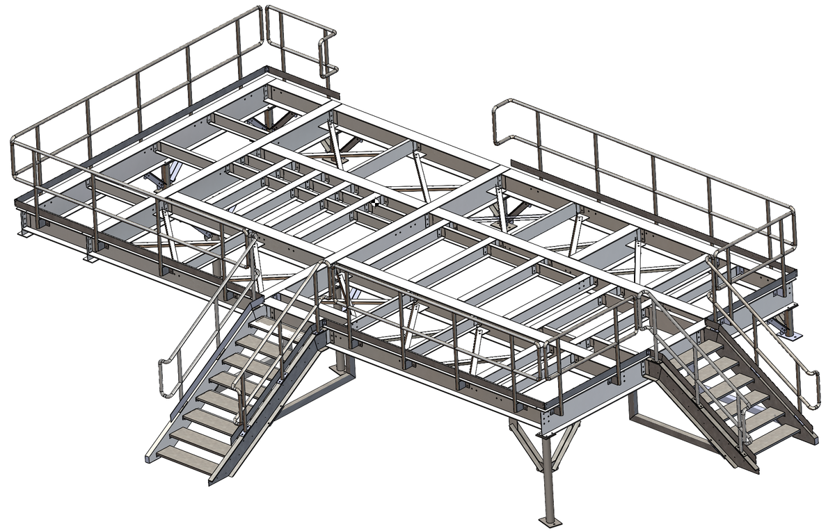 design of metal platform